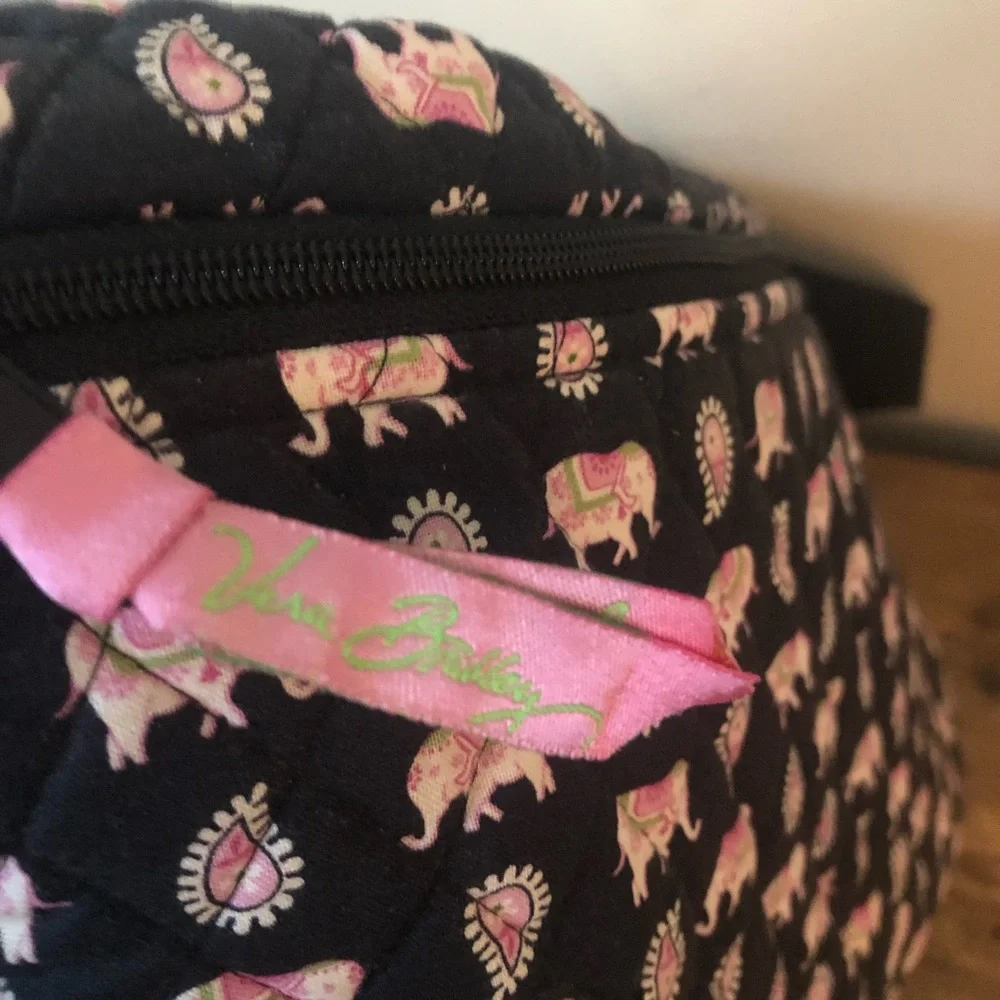VERA BRADLEY Messenger LapTop Bag Pink Elephants